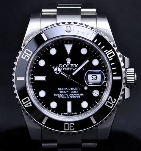 rolex submariner schwarz neu|2014 rolex submariner date.